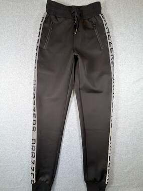 Brazzers Logo Side Stripe Jogger Pants Black Size M